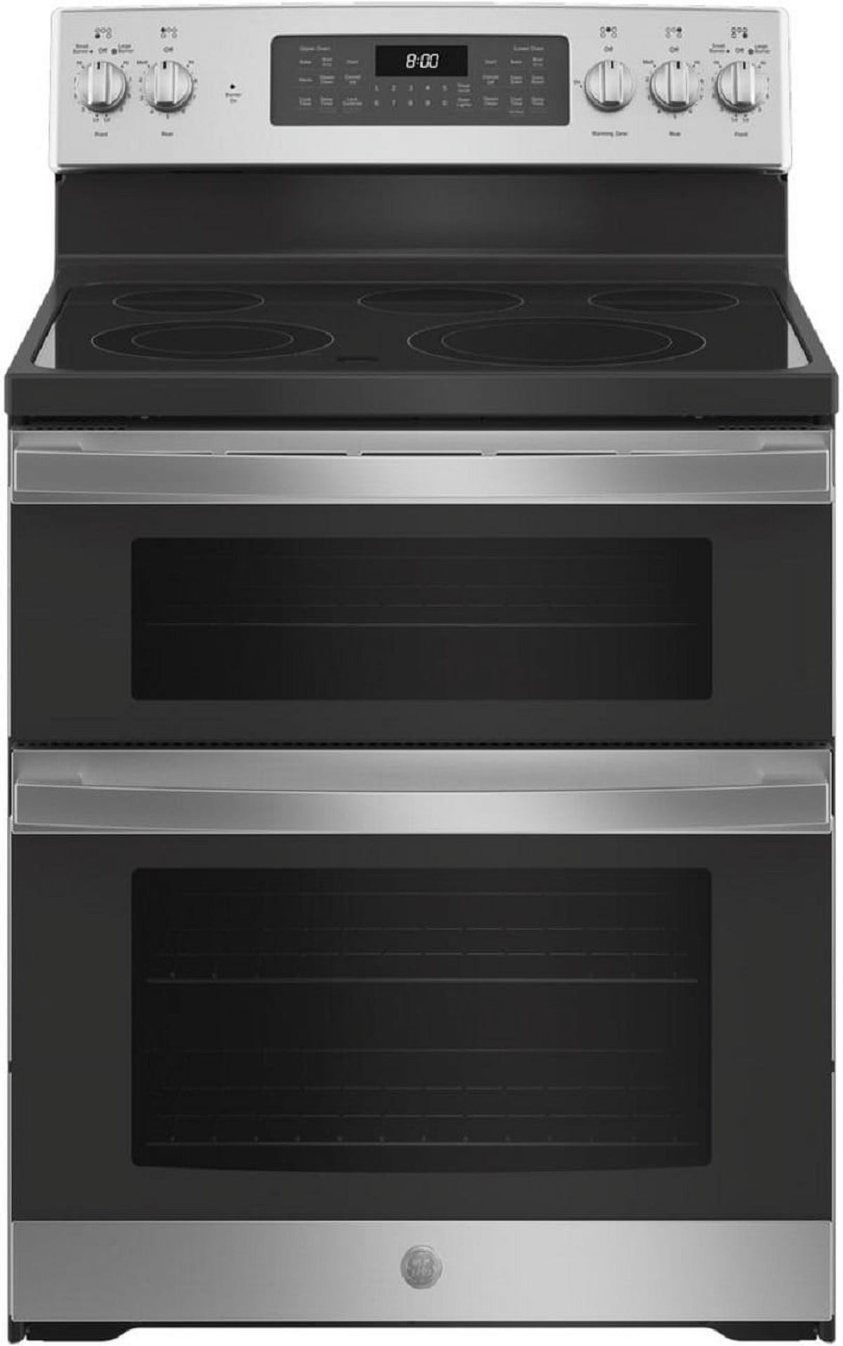 GE? 30" Free-Standing Electric Double Oven Convection Range