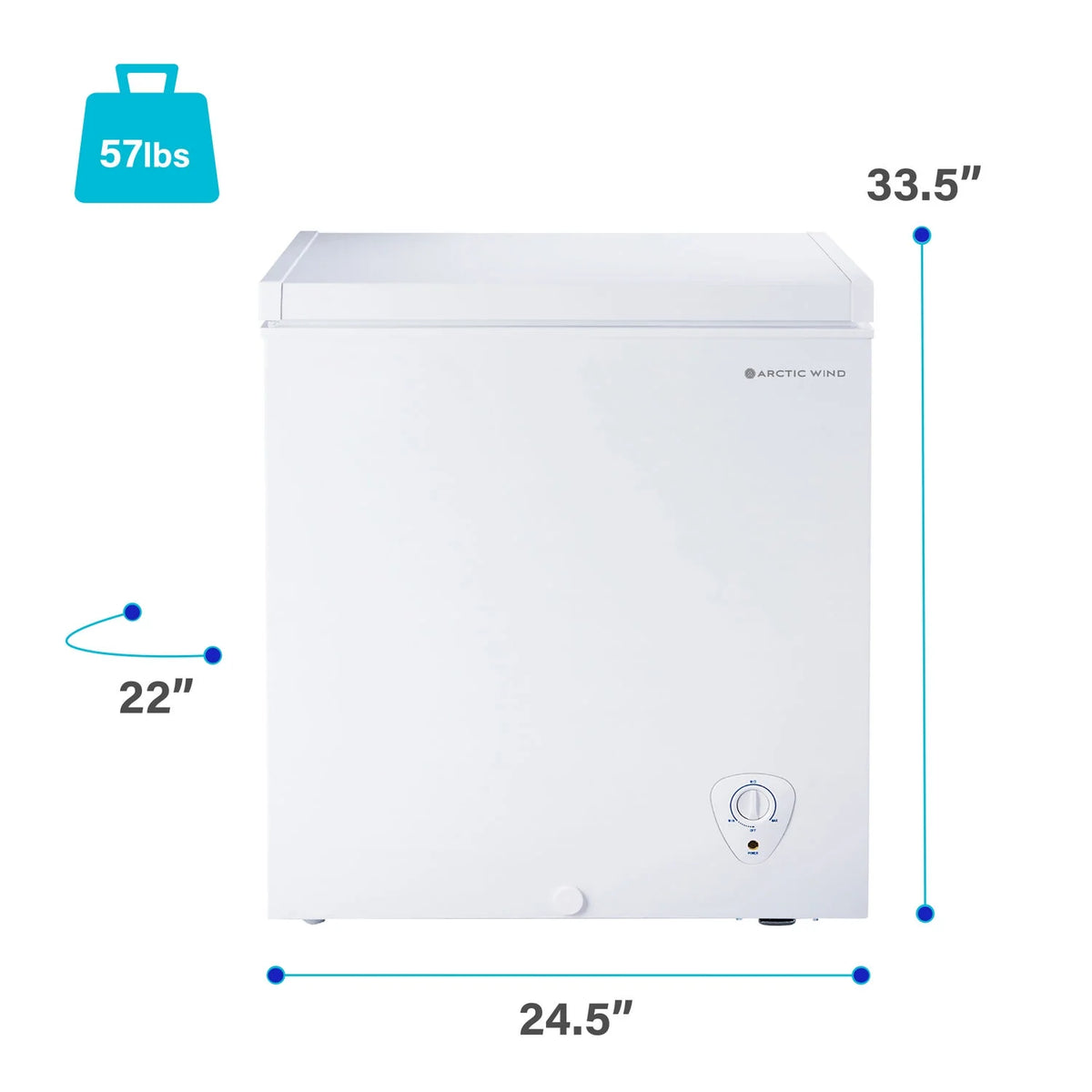 Arctic Wind 3.4-cu. ft. Chest Freezer