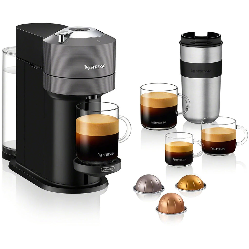 Nespresso Vertuo New Next Coffee and Espresso Maker by DeLonghi, Dark Gray, Single-Serve Brewers