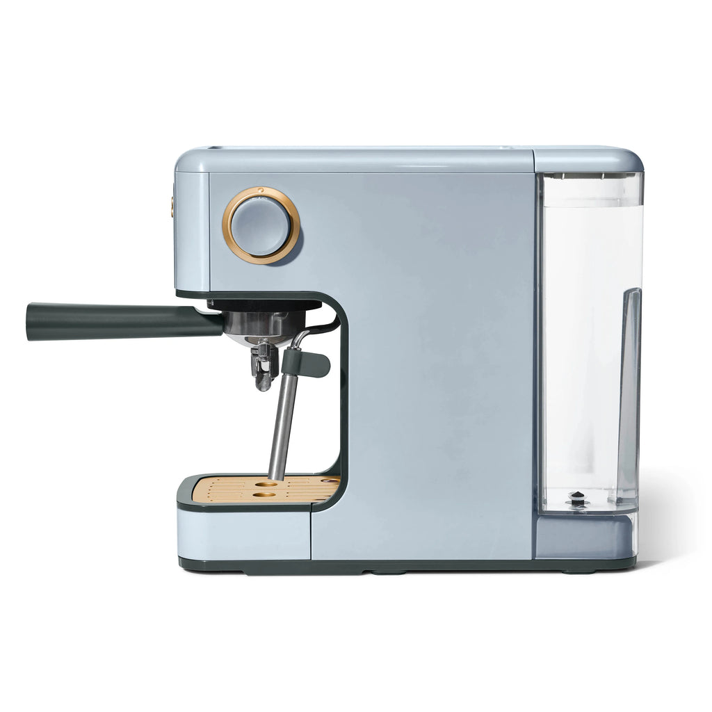 Beautiful Slim Espresso Machine with 20-Bar Pressure, Black Sesame by Drew Barrymore