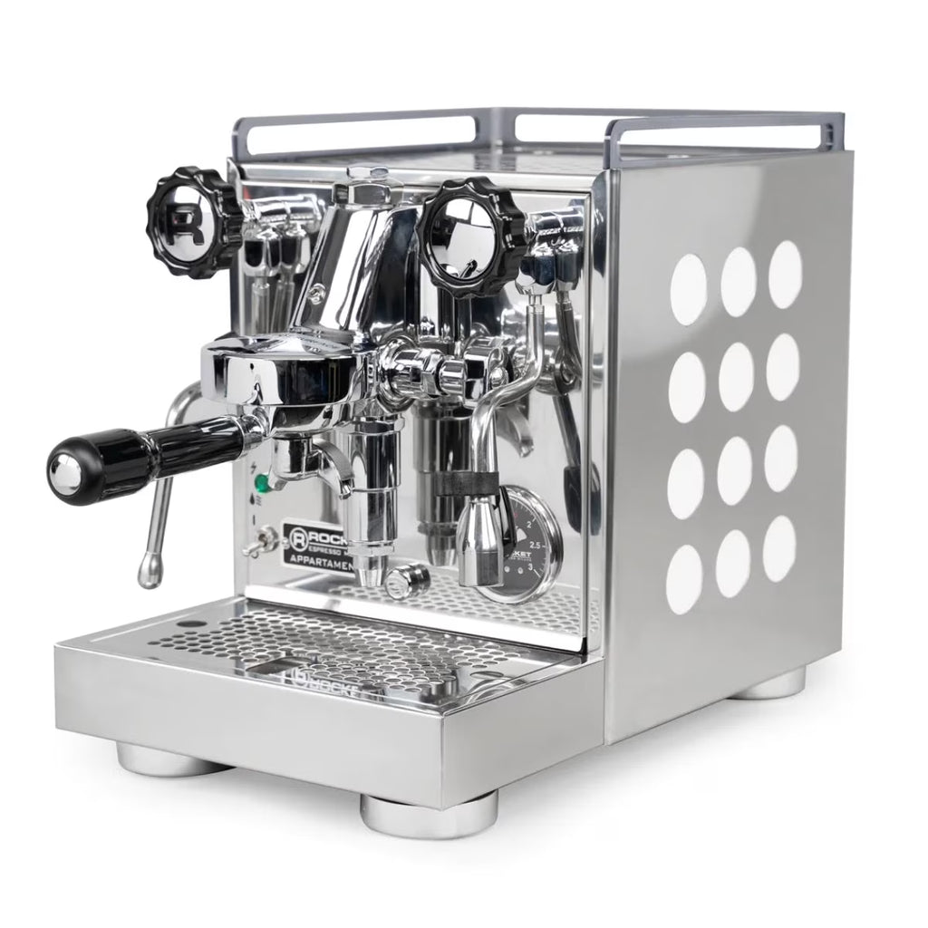 Rocket Espresso Appartamento Nera Espresso Machine | E61 | Heat Exchanger | (Black/Black)