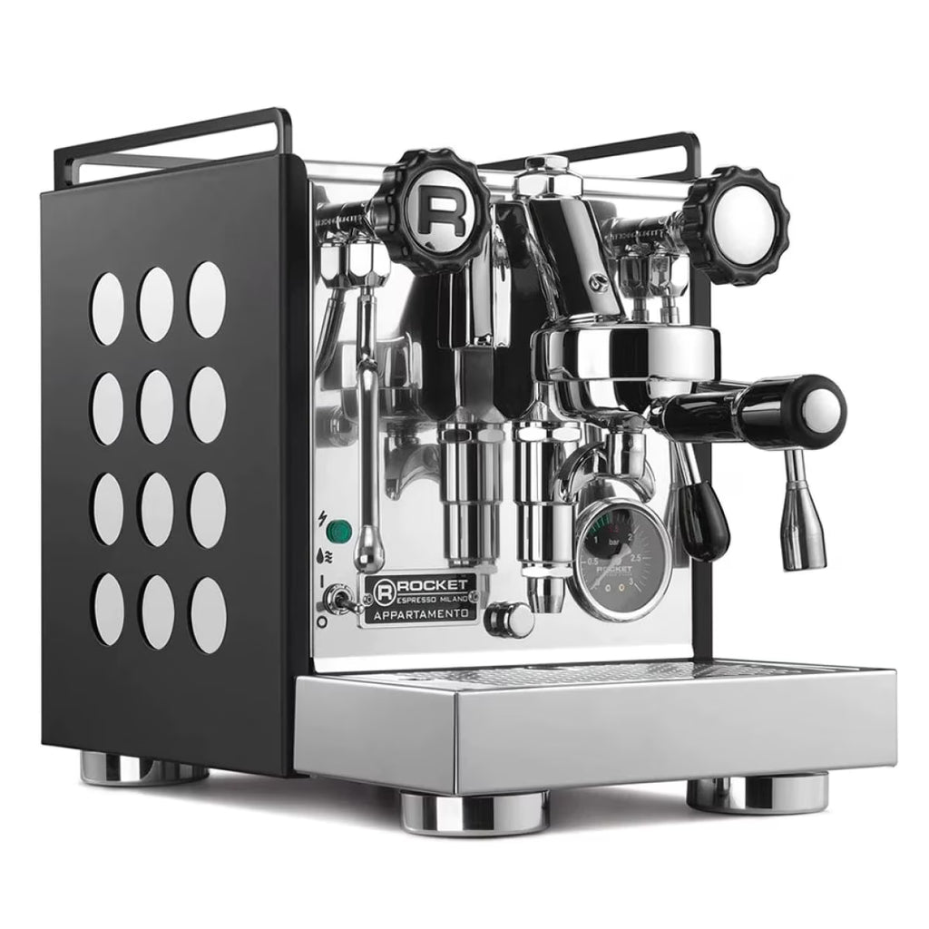 Rocket Espresso Appartamento Nera Espresso Machine | E61 | Heat Exchanger | (Black/Black)