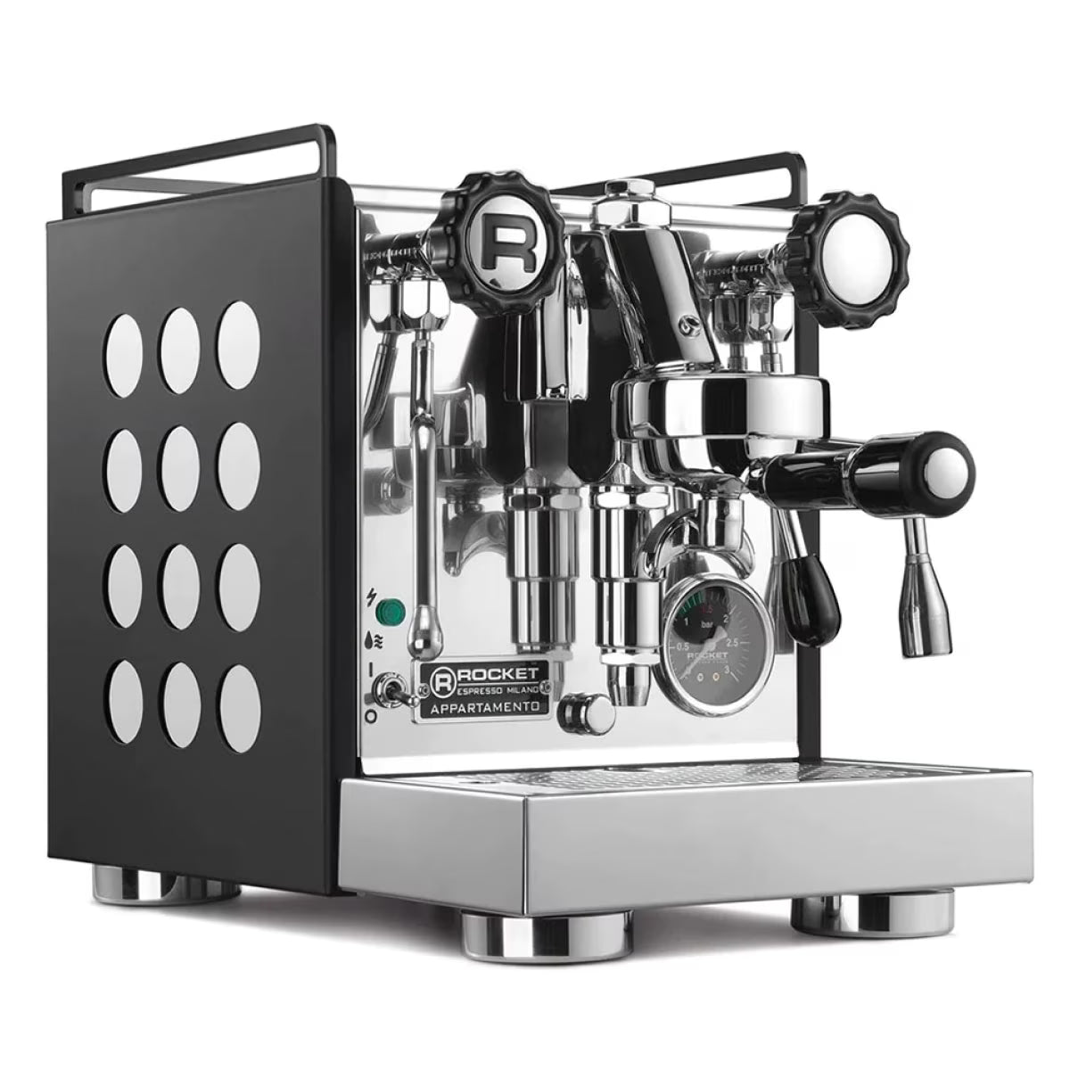 Rocket Espresso Appartamento Nera Espresso Machine | E61 | Heat Exchanger | (Black/Black)
