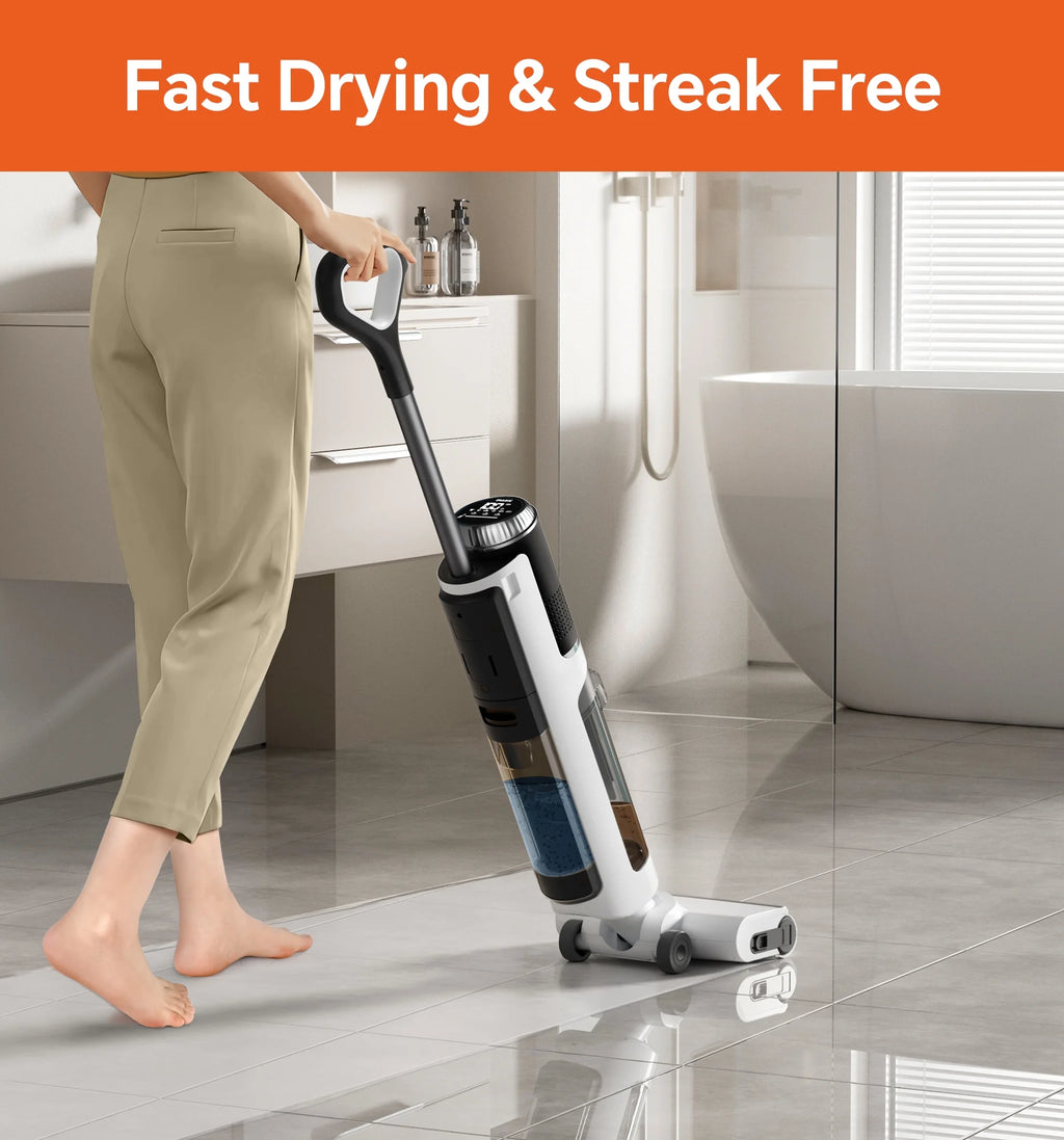 IMAGIC M3 Cordless Vacuum Mop with Self-Cleaning & Hot Air Drying for Hard Floors, Edge Cleaning, 5-in-1 Lightweight