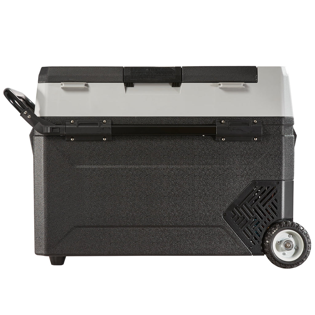 VEVOR Car Refrigerator 48Qt, Dual Zone Car Fridge Freezer12/24V DC & 110-240V AC Electric Compressor Cooler for Truck Vehicle RV
