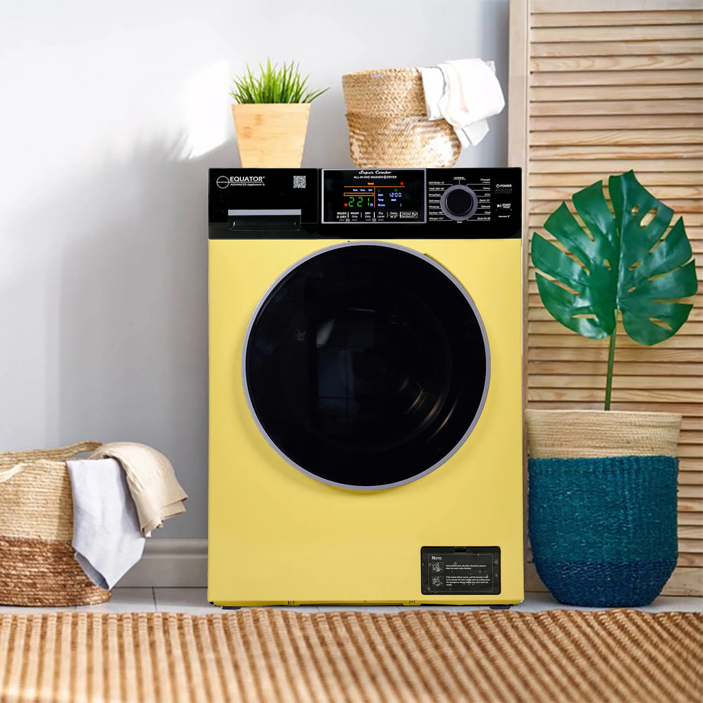 Equator Ver3 Combo Washer Vented/Ventless Dry-1400RPM Color Coded Display Y/B