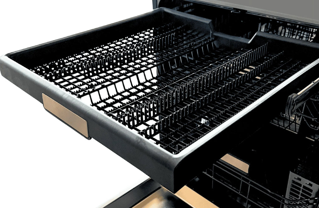 Kenmore 02214639 24" Built-in Stainless Steel Tub Dishwasher, Removeable 3rd Rack, SmartWash, Black