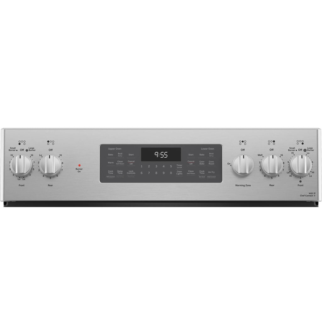 Ge Profile Pb965 30" 6.6 Cu. Ft. Free Standing Electric Double Oven Convection Range -