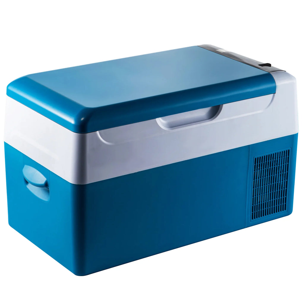 BENTISM 22L Portable Car Refrigerator, 23 Quart RV Fridge, 12/24V DC & 110-240V AC Vehicle Car Truck Boat Mini Electric Cooler for Driving Travel Fishing Outdoor and Home Use