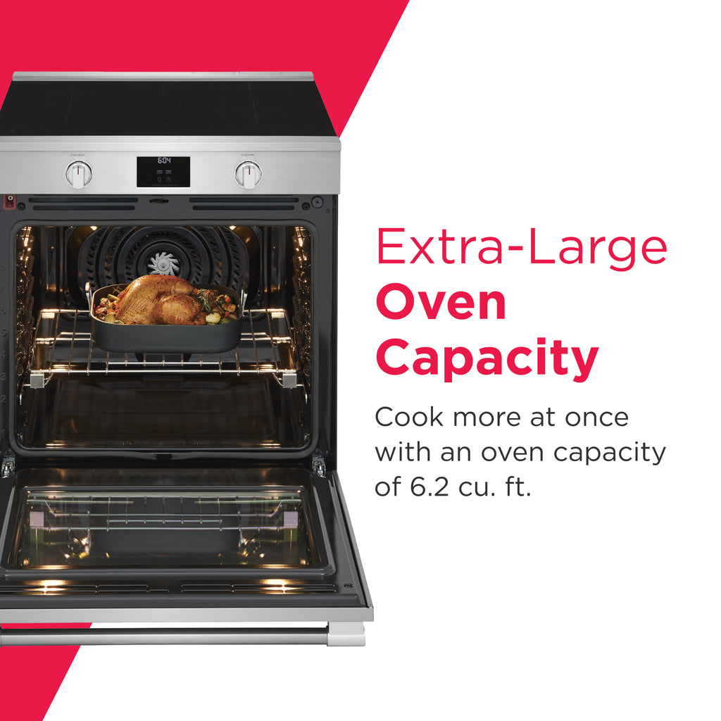 Frigidaire Professional 30" Induction Range with Air Fry, Stainless Steel