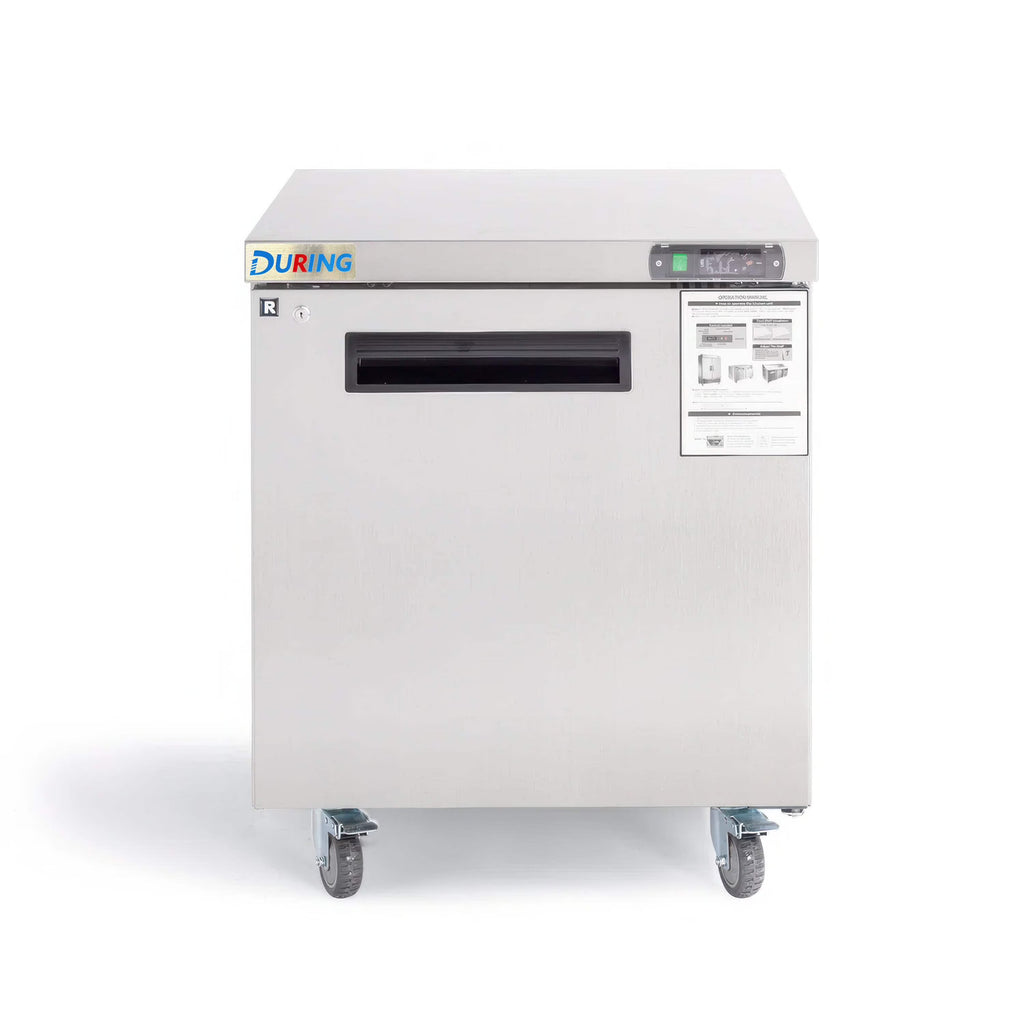 DURING D-KTR-28B 28" 1 Door Undercounter Refrigerator