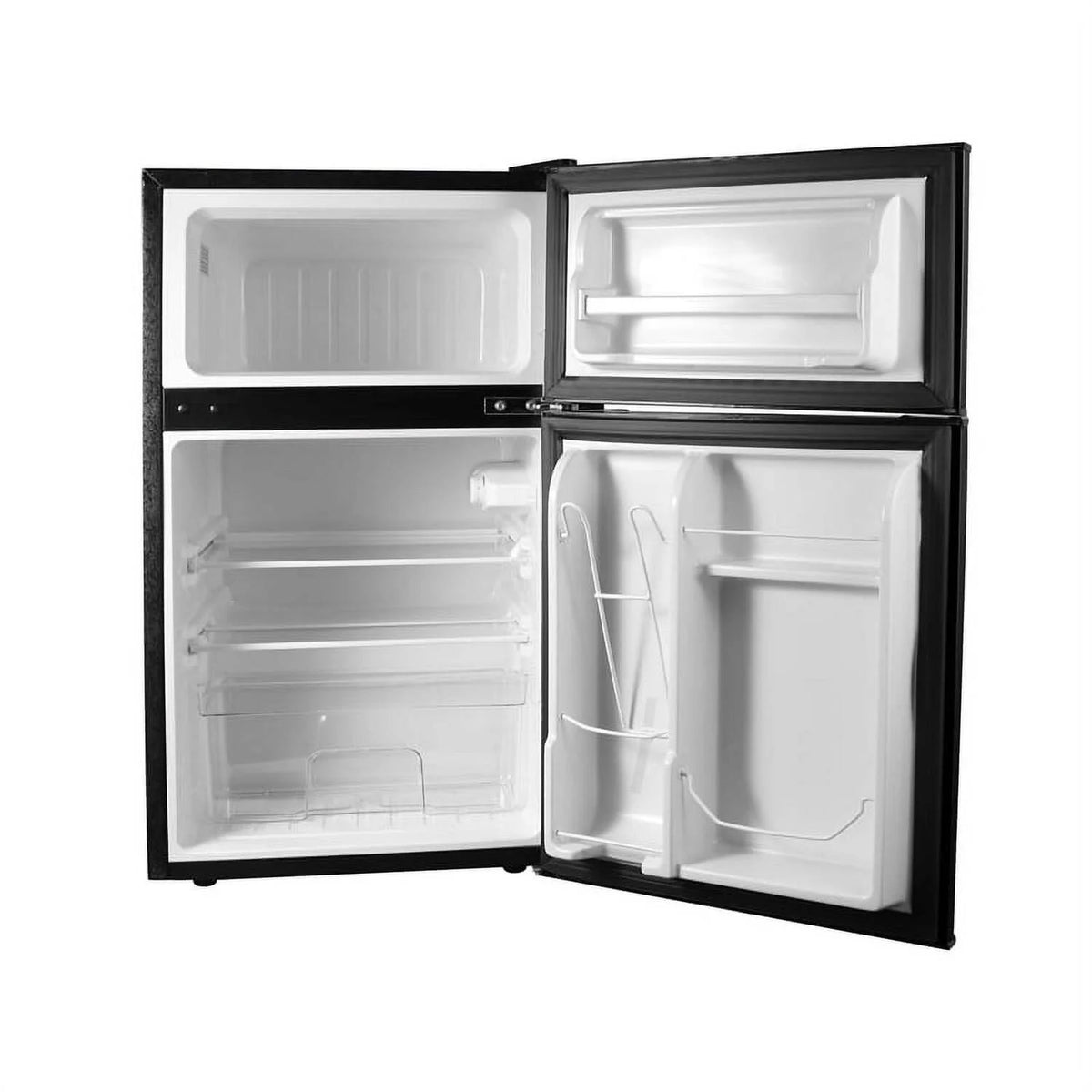 Conserv 19" BLACK Compact 2 Door Mini Refrigerator 3cf Reversible Door 110V
