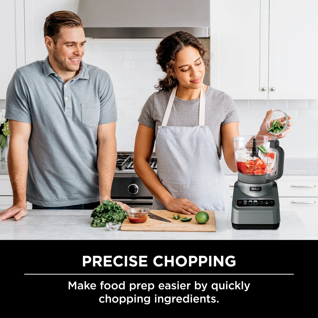Restored Ninja® Professional Food Processor, 850 Watts, 9-Cup Capacity, Auto-iQ Preset Programs, BN600 (Refurbished)