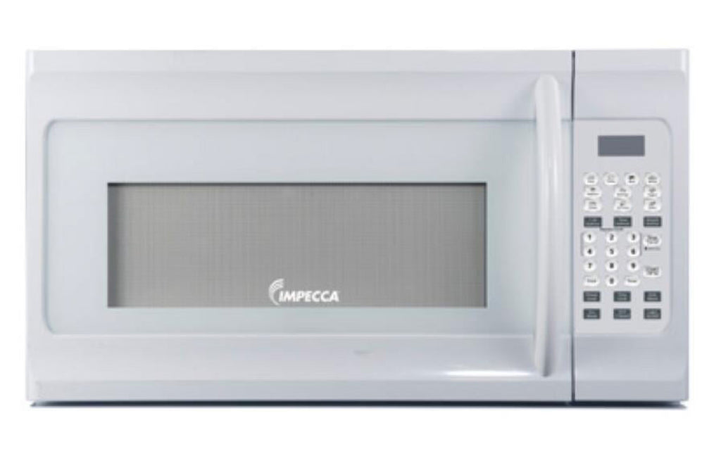 Impecca OM-1600W 30" Over the Range Microwave with 1.6 cu. ft. Capacity; 1000 Watts Cooking Power; 300 CFM and Child Lock in White