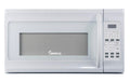 Impecca OM-1600W 30" Over the Range Microwave with 1.6 cu. ft. Capacity; 1000 Watts Cooking Power; 300 CFM and Child Lock in White