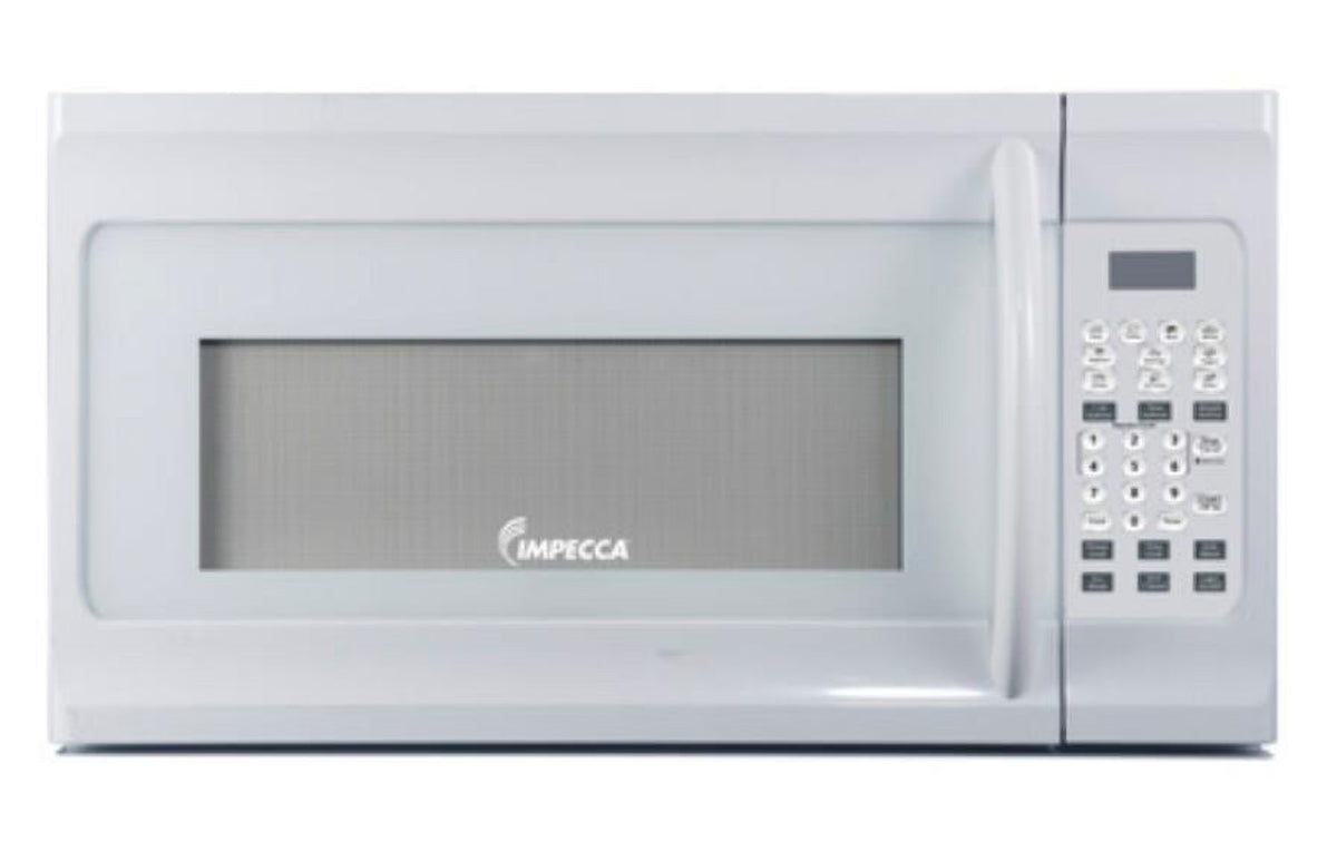 Impecca OM-1600W 30" Over the Range Microwave with 1.6 cu. ft. Capacity; 1000 Watts Cooking Power; 300 CFM and Child Lock in White