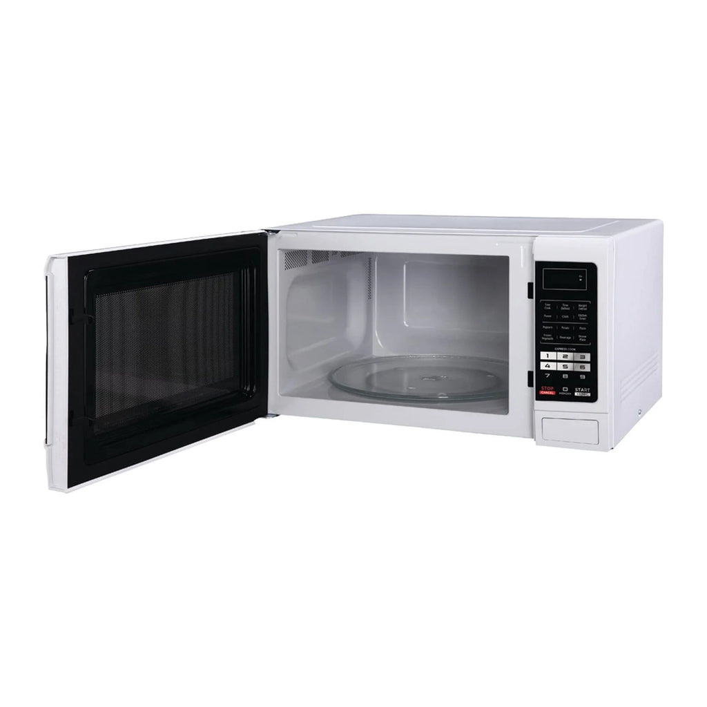 Magic Chef 1.6 Cu. ft. 1100W Countertop Microwave Oven with Push-Button Door in Black, New
