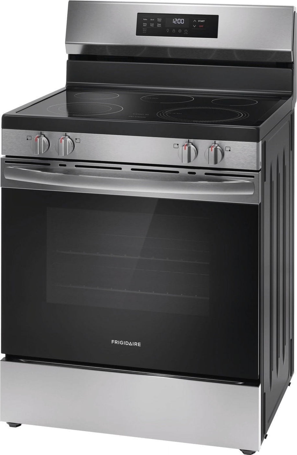 Frigidaire FCRE3062AS 30" Electric Range with Steam Clean, Stainless Steel