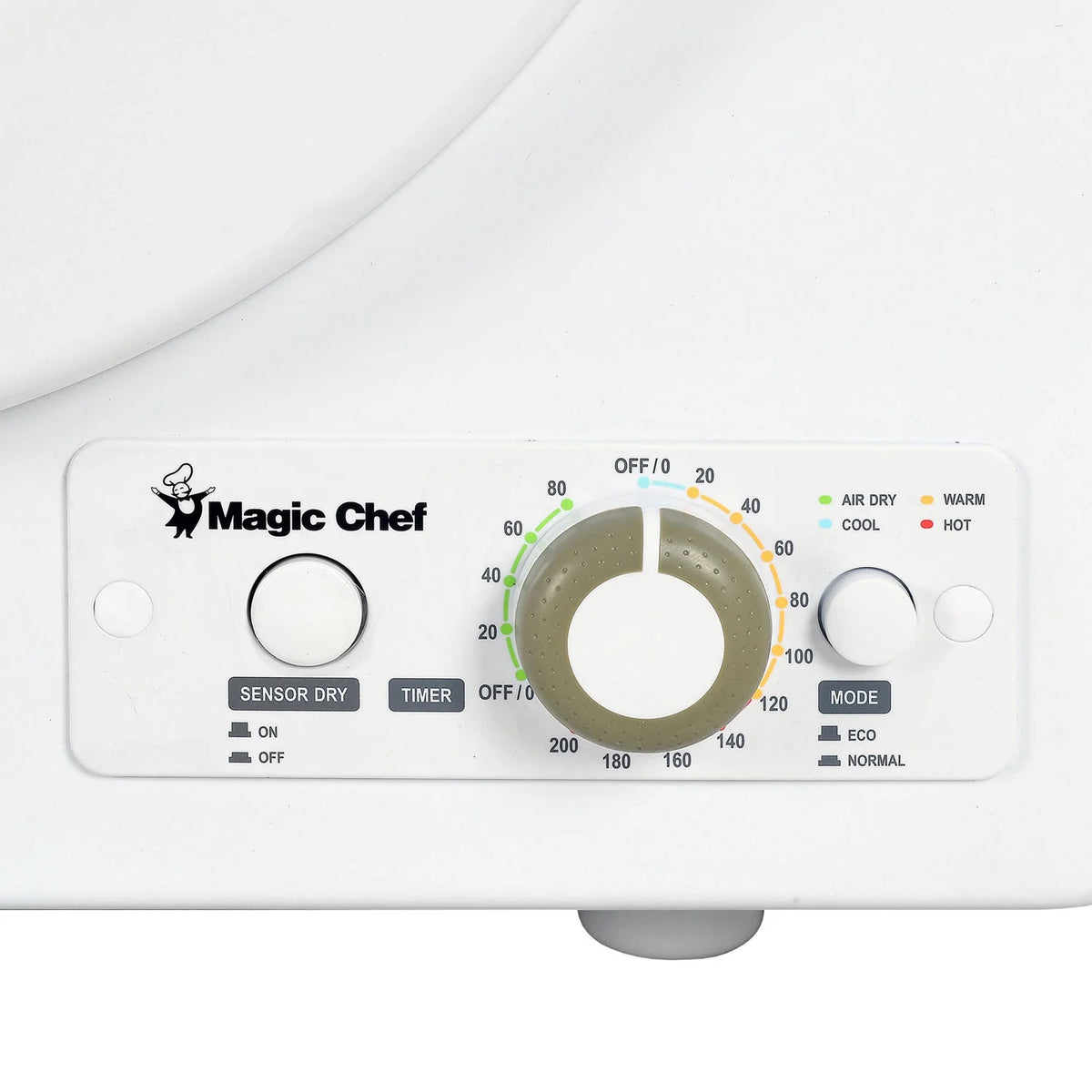 Magic Chef 2.6 cu ft Compact Electric Dryer, White