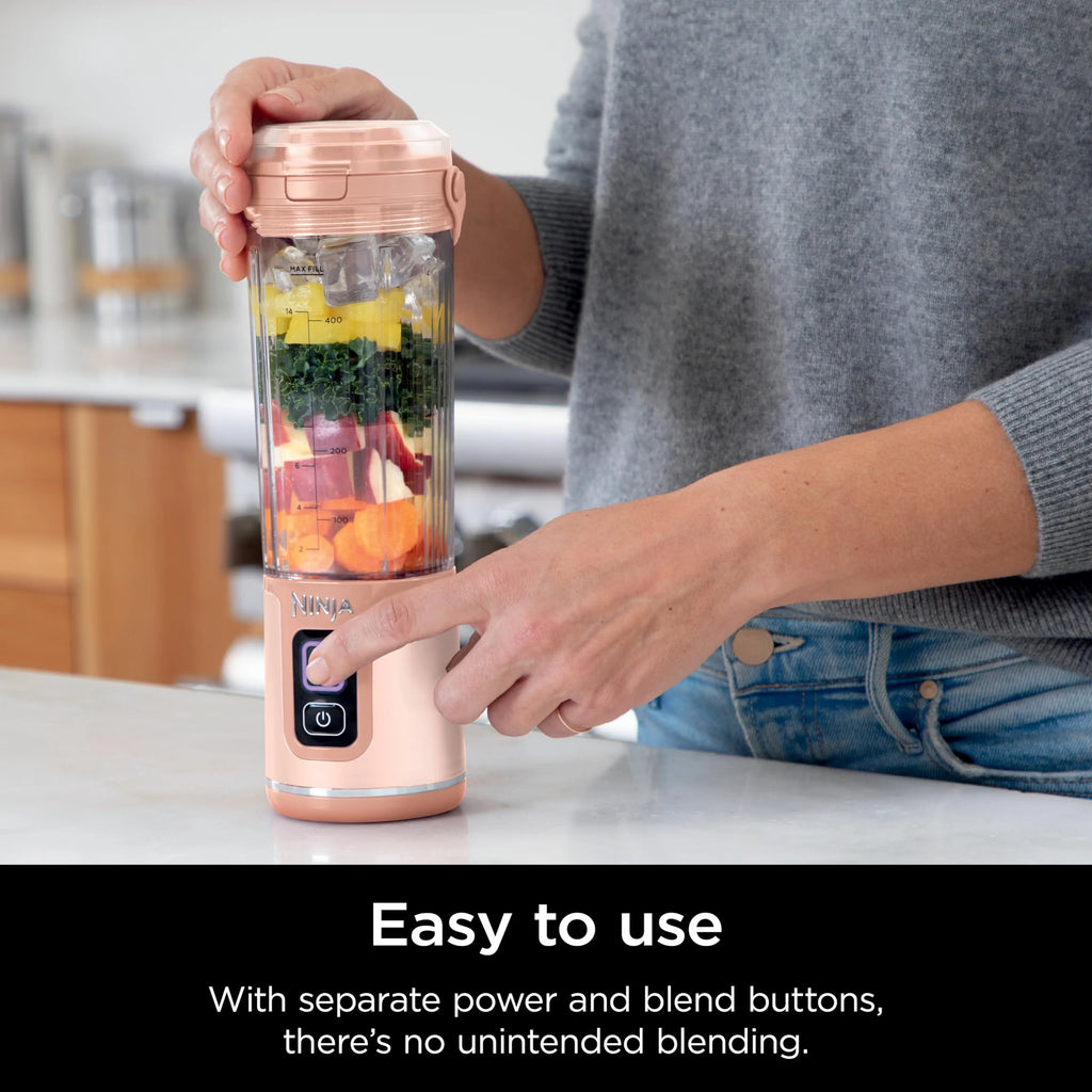 Ninja Blast Portable Blender, Cordless, 18oz. Vessel, Personal Blender for Shakes & Smoothies, BPA Free, Leakproof Lid & Sip Spout, USB-C Rechargeable, Dishwasher Safe Parts, Metallic Purple,