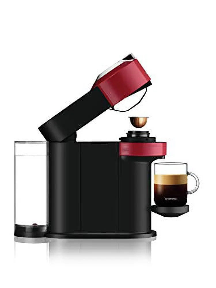 Breville Vertuo Next Coffee and Espresso Maker in Light Gray plus Aeroccino3 Milk Frother in Black