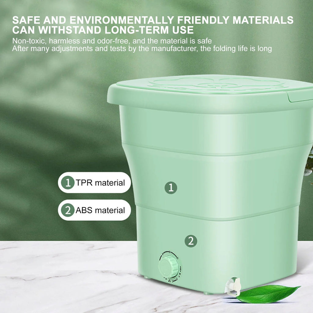 Portable Washing Machine,Mini Foldable Washer,25L Upgraded Large Capacity Foldable Washer, Deep Cleaning Of Underwear, Baby Clothes and Other Small Clothes,Suitable for Apartments, Dormitories, Hotel