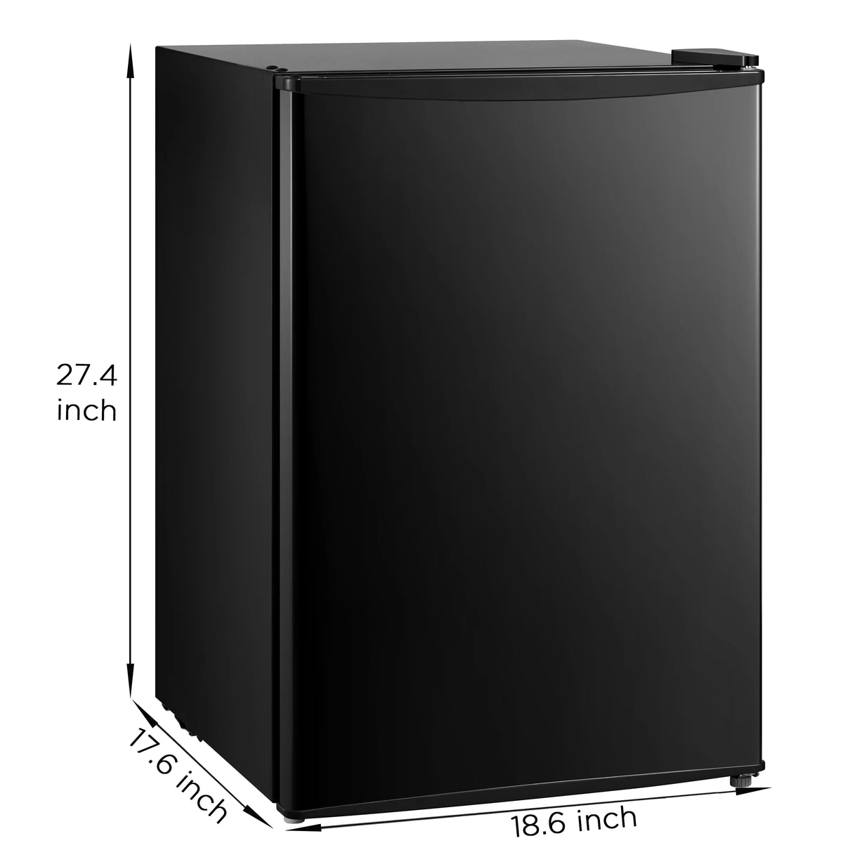 Mainstays 2.7 Cu. ft. Single Door Mini Refrigerator, Black