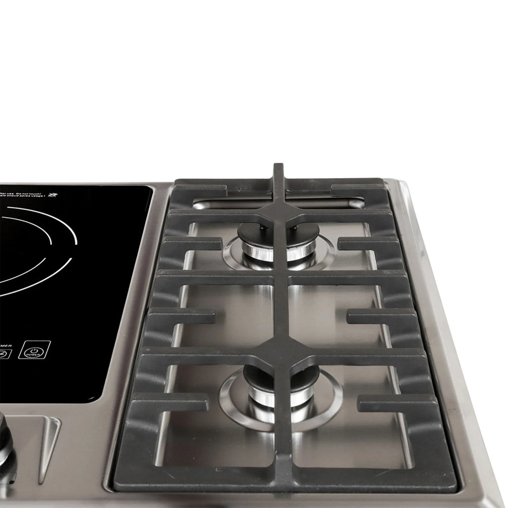 True Induction TI-1 Built-in UL858 Certified, 23-inch 1 Induction  2 Gas Burner Combination Gas & Induction Cooktop