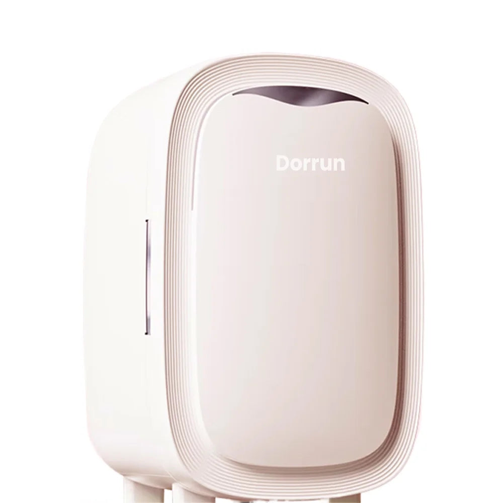 Dorrun Cosmetic refrigerators, Mini Fridge, 4 Liter/6 Cans Small Refrigerator, Portable Cooler and Warmer