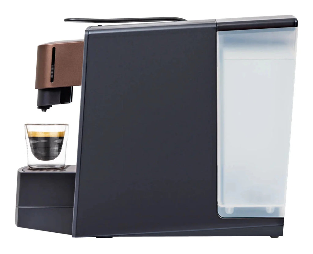 K-fee Grande 15-Bar, 1-Cup Black/Copper Espresso Machine