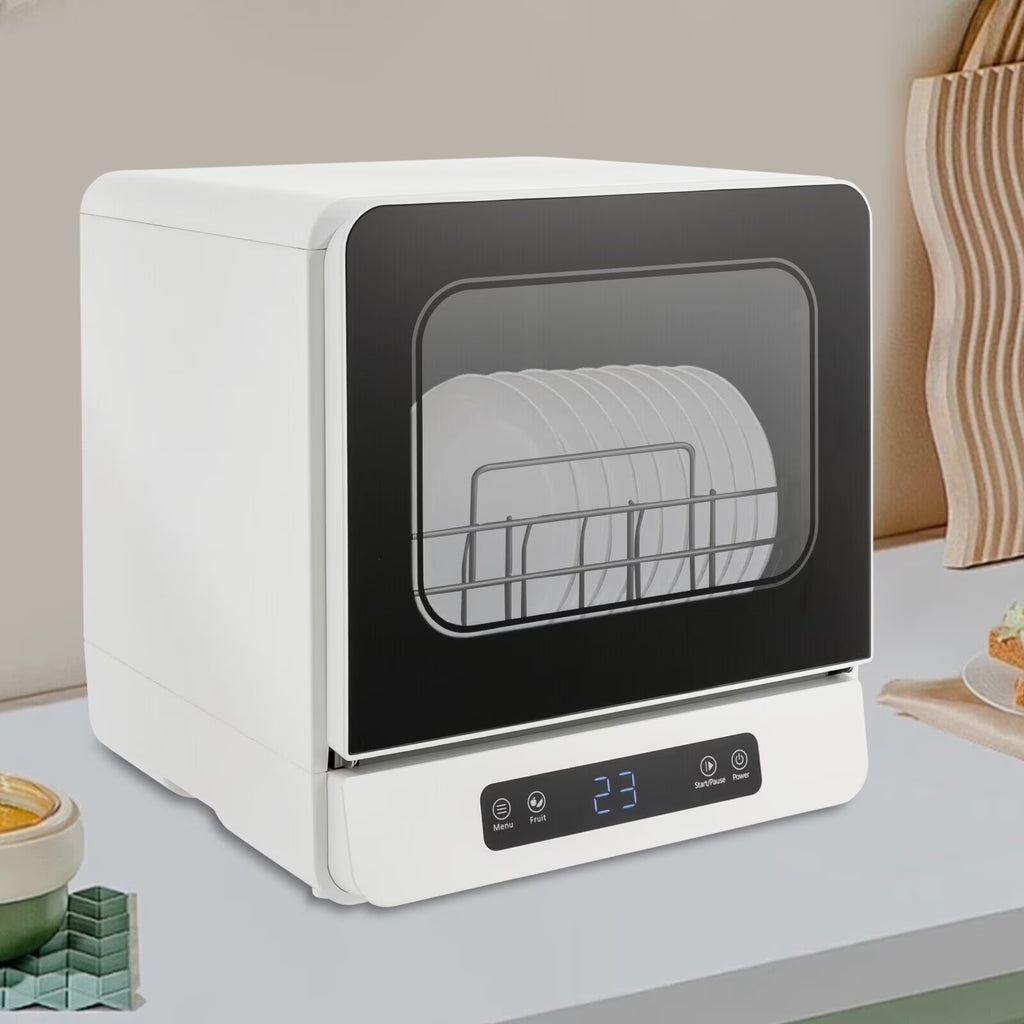 590W Modern Countertop Dishwasher, Compact Dishwasher, Household Kitchen Mini Dishwasher
