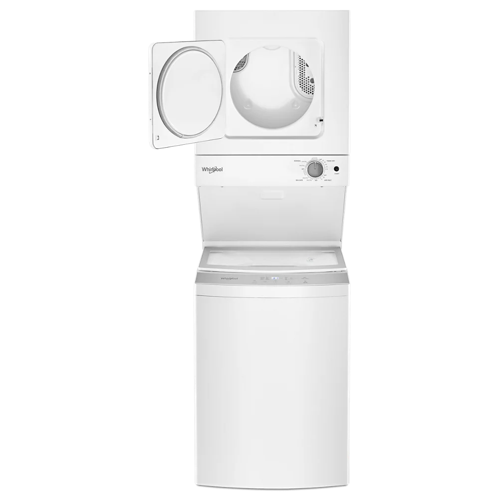 WHIRLPOOL WET4124HW combination washer electric dryer