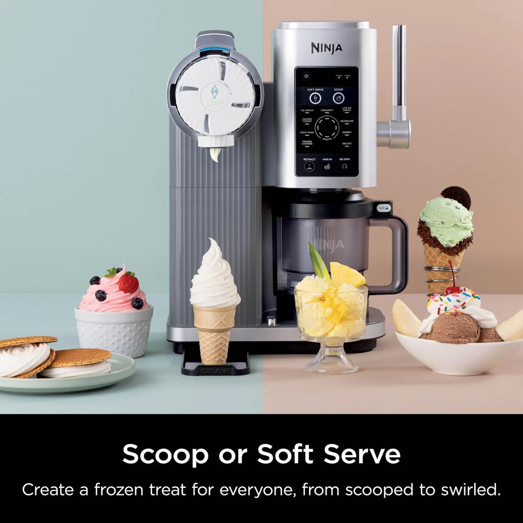Restored Ninja CREAMi Swirl 13-in-1 Soft Serve Ice Cream Machine - Factory (Refurbished)