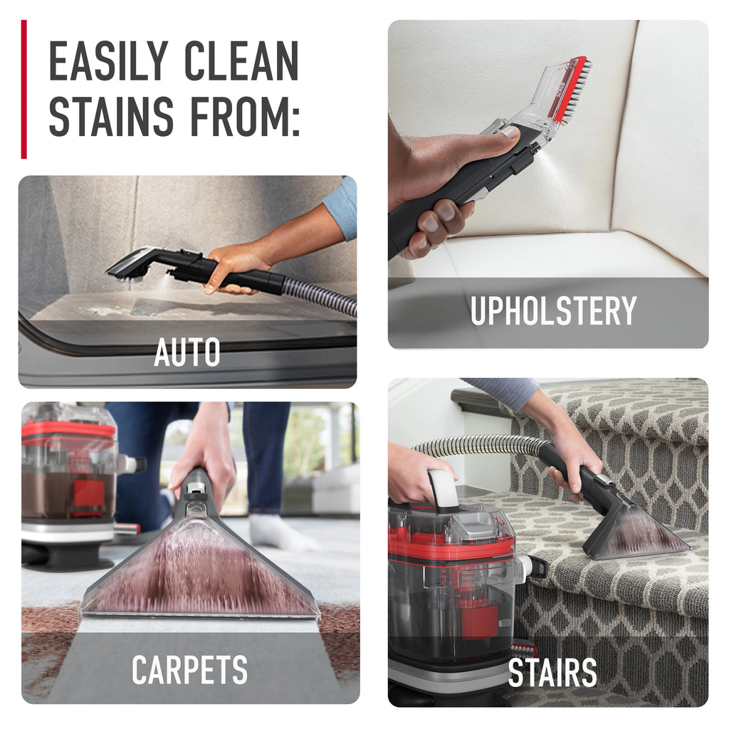 Hoover CleanSlate, Portable Spot Cleaner, for Carpet, Upholstery & Stairs, Pet Stain Removal, Lightweight, FH14010