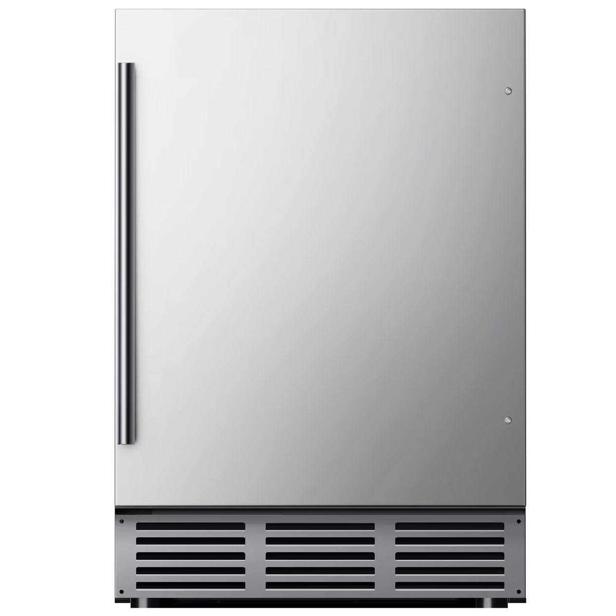 Simzlife 15 in. Single Zone 130-Cans Built-in Beverage Refrigerator Cooler Fridge in Silver Stainless Steel, with Auto LED Lights