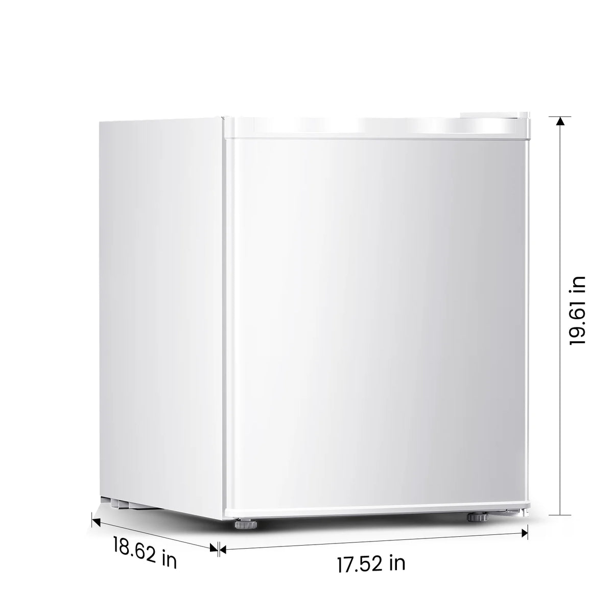KNDKO 1.2Cu.ft Upright Freezer, Mini Freezer with Reversible Door, Perfect for Home/Office/Dorm, Black