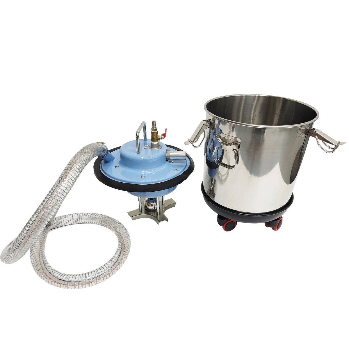 Industrial Pneumatic Vacuum Cleaner Dust Suction Machine Stainless Steel Cleaner 20L Capacity