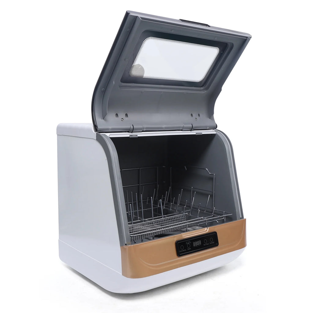 TOOL1SHOoo Portable Countertop Dishwasher with Large Capacity Air Dry Function 3 Washing Programs