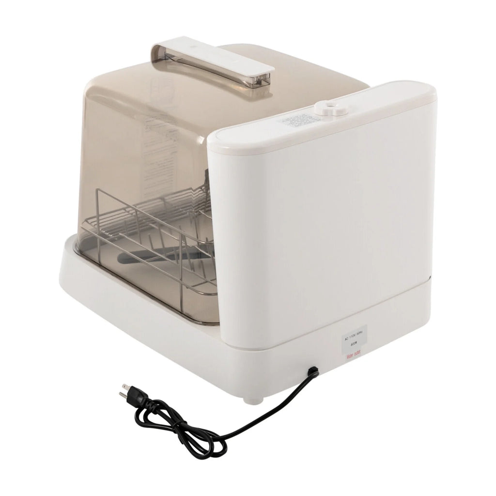 Shzicmy Compact Modern Countertop Dishwasher with Touch Control & Quick Drying
