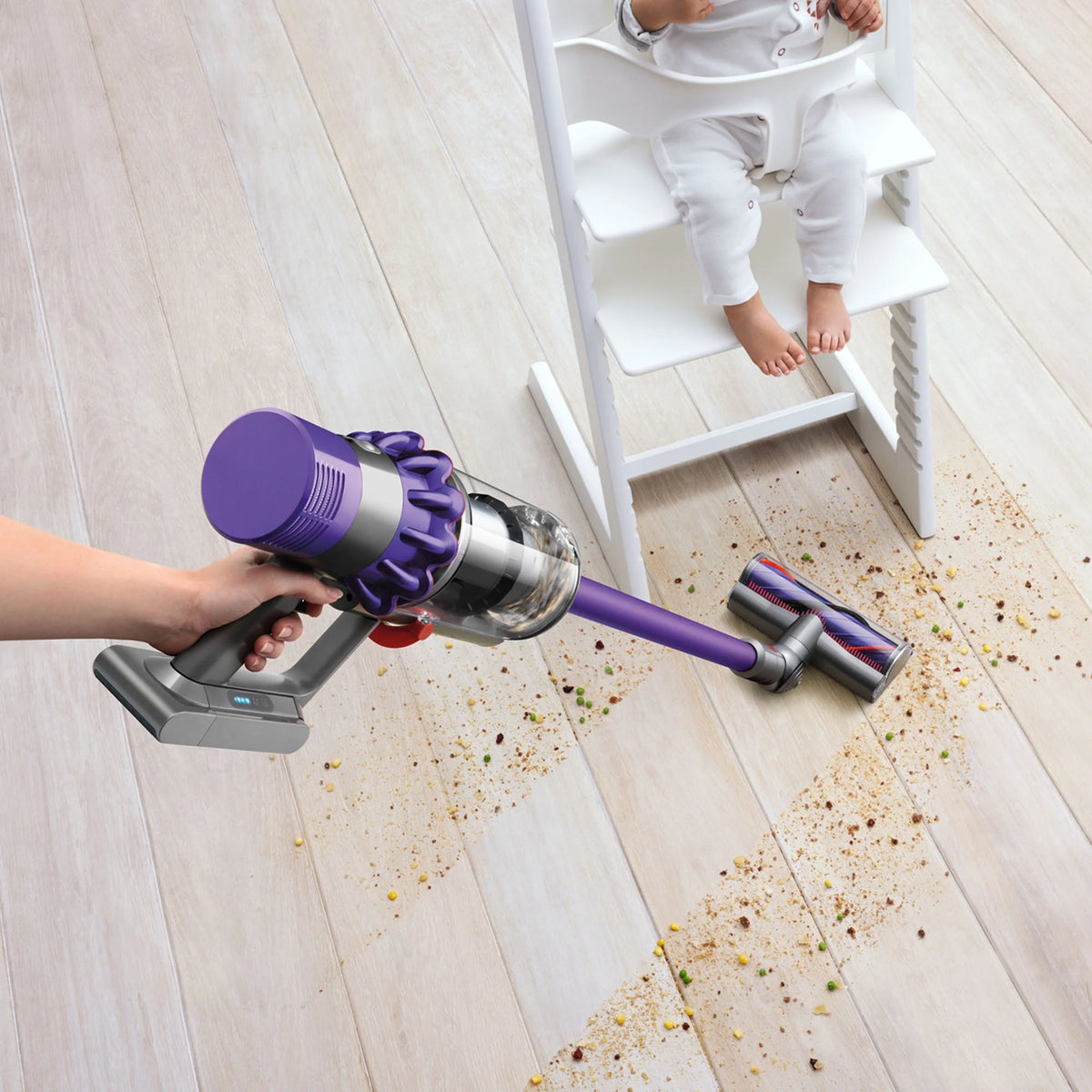 Restored Premium Dyson V10 Animal+ Cordless Vacuum Cleaner | Purple (Refurbished)