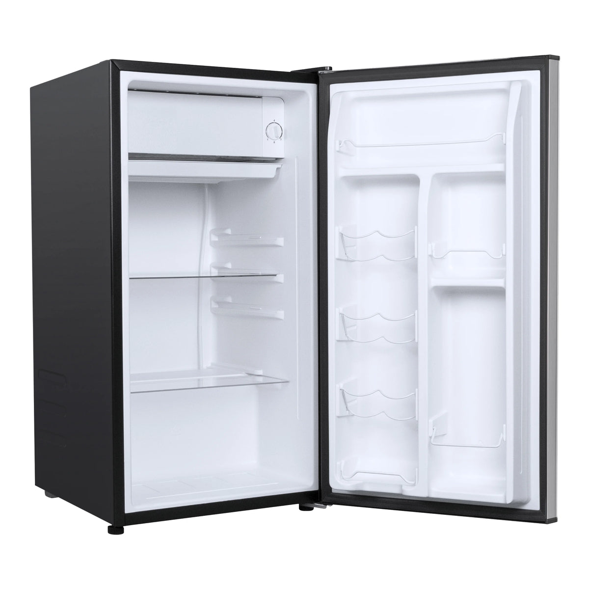 Galanz 3.3 Cu ft One Door Mini Fridge, Black Estar, New
