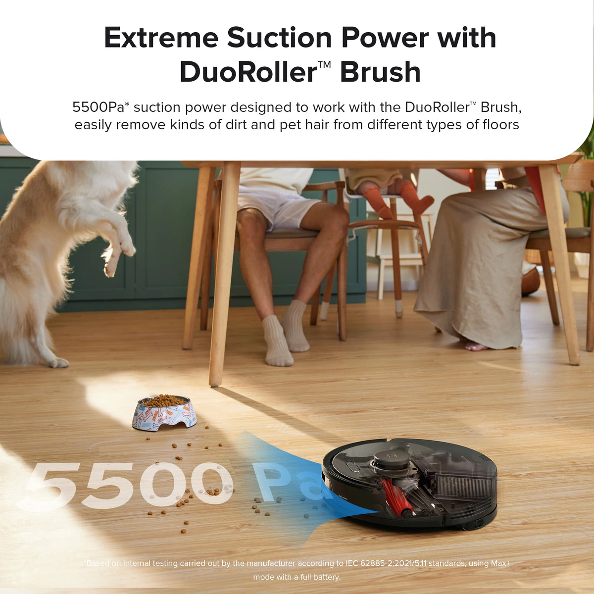 Roborock Q8 Max+ Robot Vacuum and Mop with Self-Emptying, Obstacle Avoidance, LiDAR Navigation, 5500Pa Suction Power, and App Control
