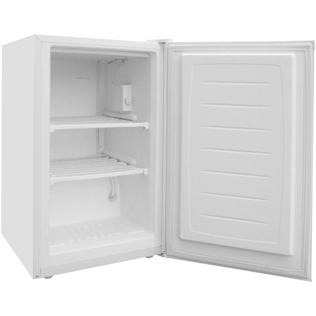 Magic Chef MCUF3S2 3 Cubic Foot Deep Small Mini Upright Freezer, Stainless Steel