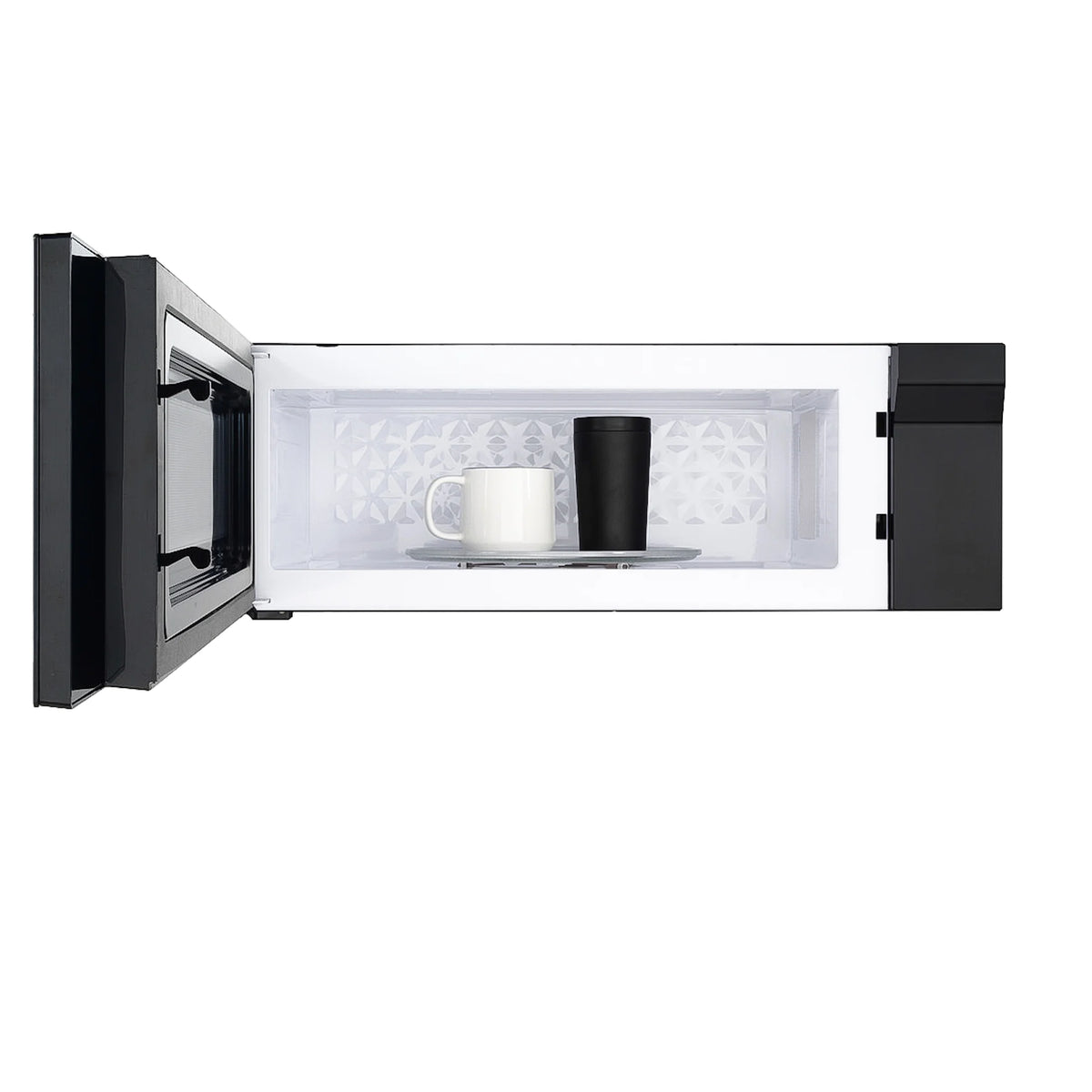 GE Profile 1.2 cu. ft. Low Profile Over-the-Range Microwave in Stainless Steel with Sensor Cooking, 1000W, 400 CFM Venting, LED Light