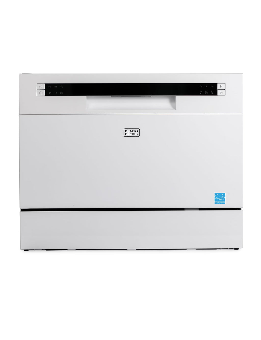BLACK?Ӕ BCD6W Compact Countertop Dishwasher, 6 Place Settings, White