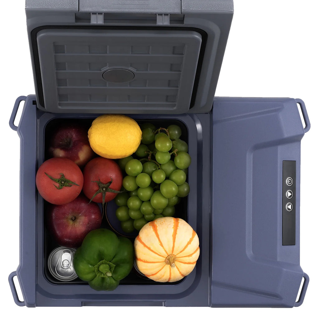 XYTREWPortable Car Refrigerator Cooler Freezer Compressor 9 L Single Zone for Car Home �?9  Single temperature zone compressor refrigeration car refrigerator, portable refrigeration and freezing