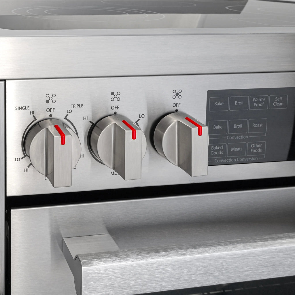 Cosmo COS-305AERC 30 in. Stainless Steel Electric Range with Convection Oven