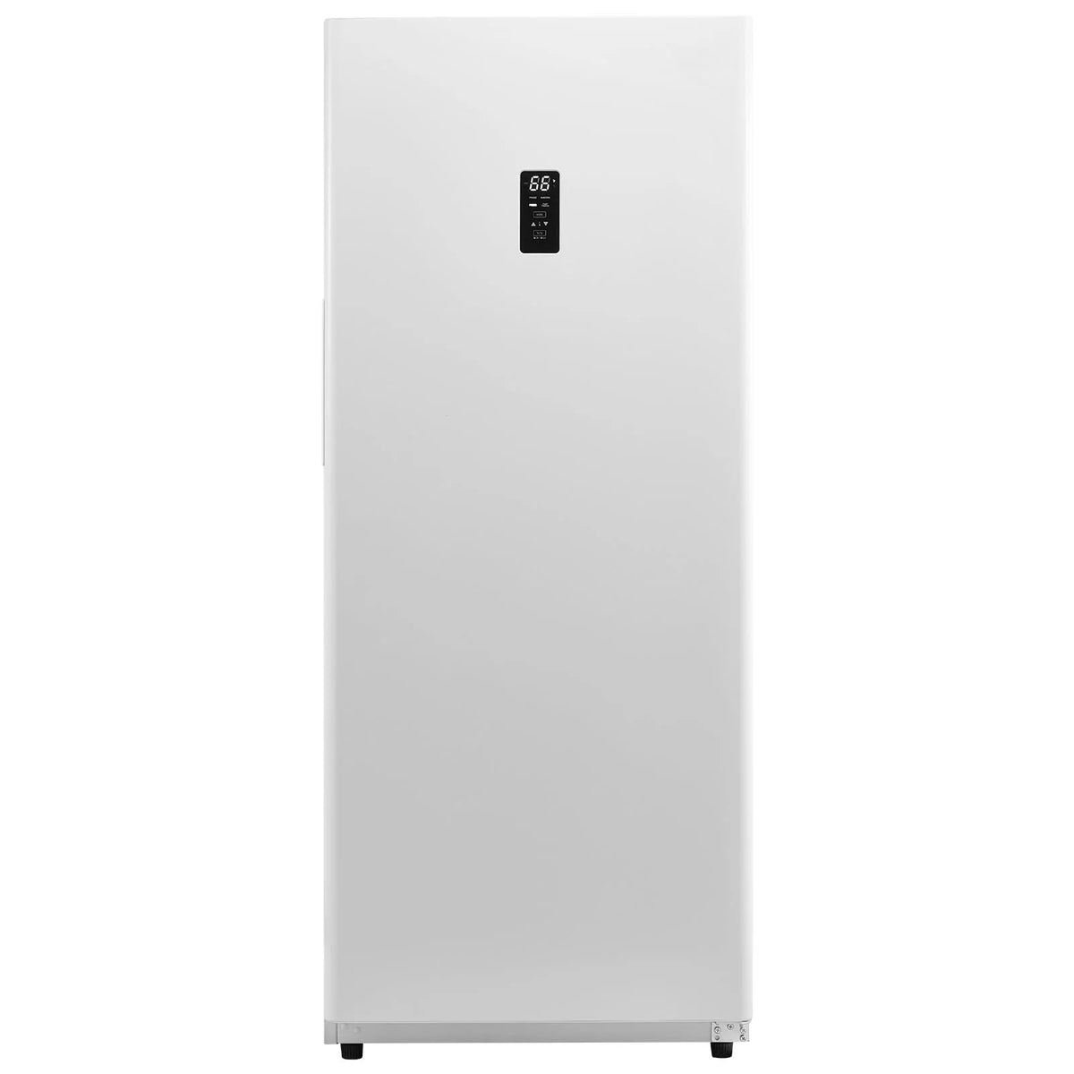 KFFKFF 17 Cu.Ft Upright Convertible Fridge/Freezer Upright Fridge Freezer Low Sound with Electronic Temperature Control Door Open too Long Alarm Adjustable Shelves and LED