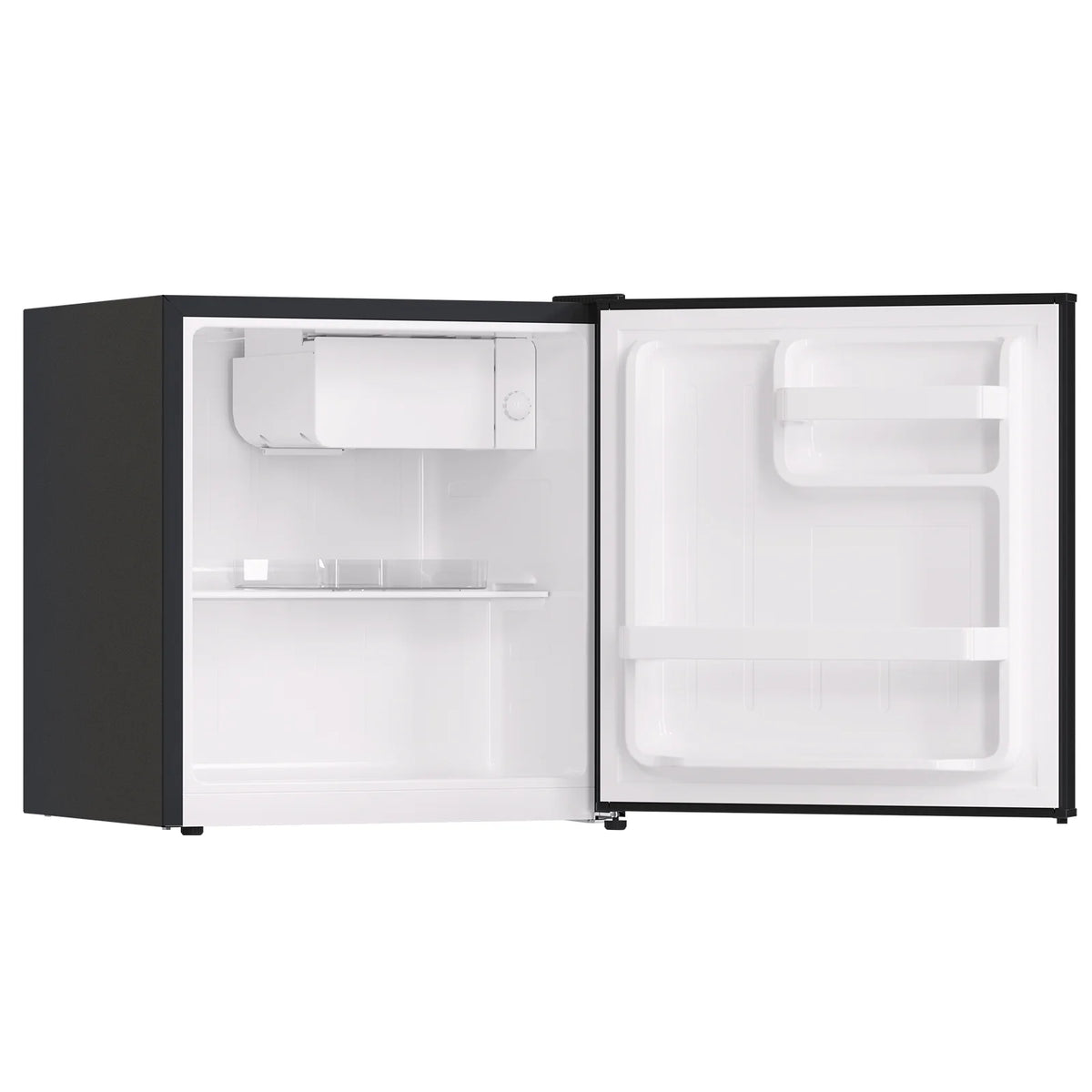 Frestec Compact Design Mini Refrigerator with Freezer, Black, 1.7 Cu.Ft