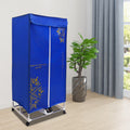 Clothes Dryer Portable Travel Dryer Machine Portable Dryer for Apartments New Generation Electric Clothes Drying Blue 2 Layers for Families Apartments Campers Student Dormitories